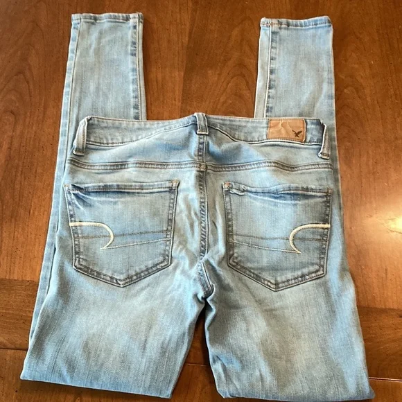 AMERICAN EAGLE Stretch Denim Jegging - size womens 2 regular - Picture 6 of 16